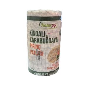 Naturpy Glutensiz Kinoa ve Karabuğdaylı Pirinç Patlağı 100 gr